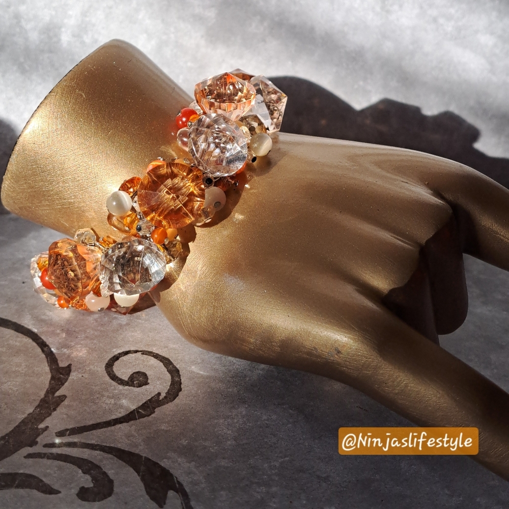 Vibrant Orange Bracelet/Bangle Bundle - image 4